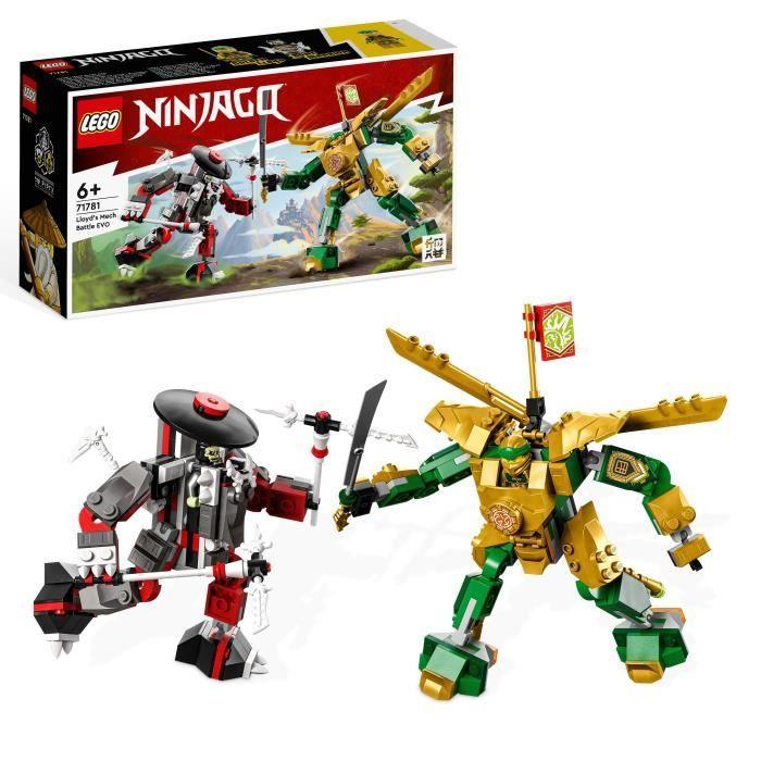 LEGO® NINJAGO 71781 Le Combat Des Robots De Lloyd – Évolution, Jouet Avec 2 Minifigurines