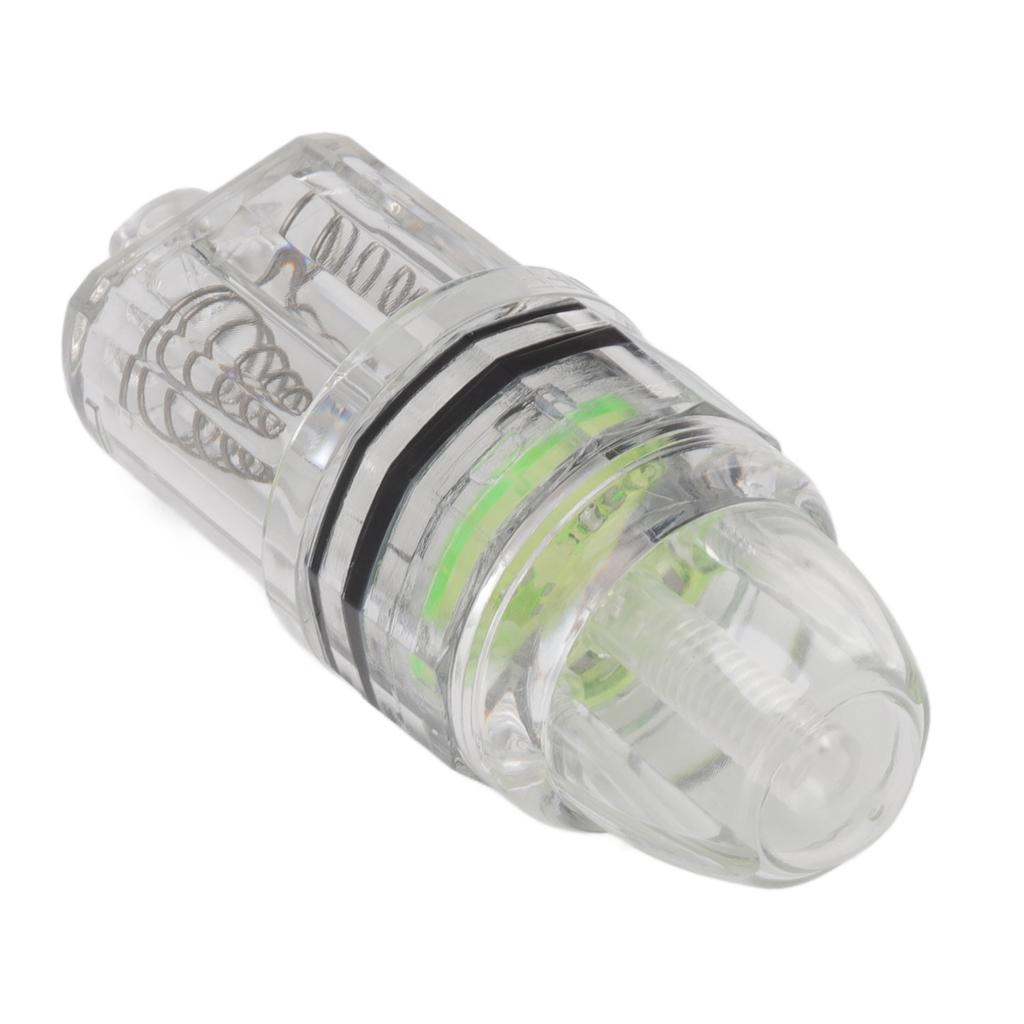 Deep Drop Fishing Light Transparent Plastic AA Battery Powered LED Fishing Light for Trolling Sea Fr