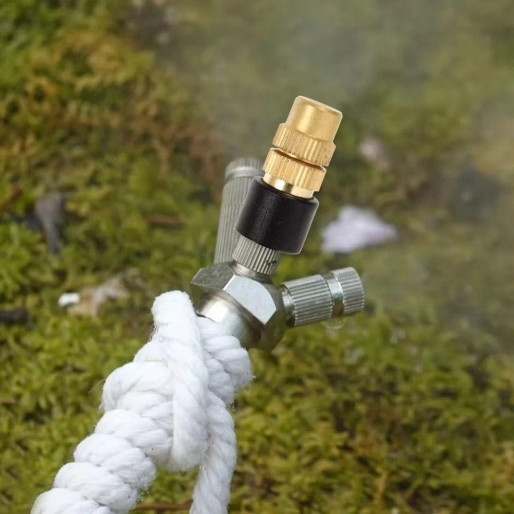 10Pcs Atomizing Design Misting Nozzles Adjustable Spray Garden Sprinklers Plant Watering