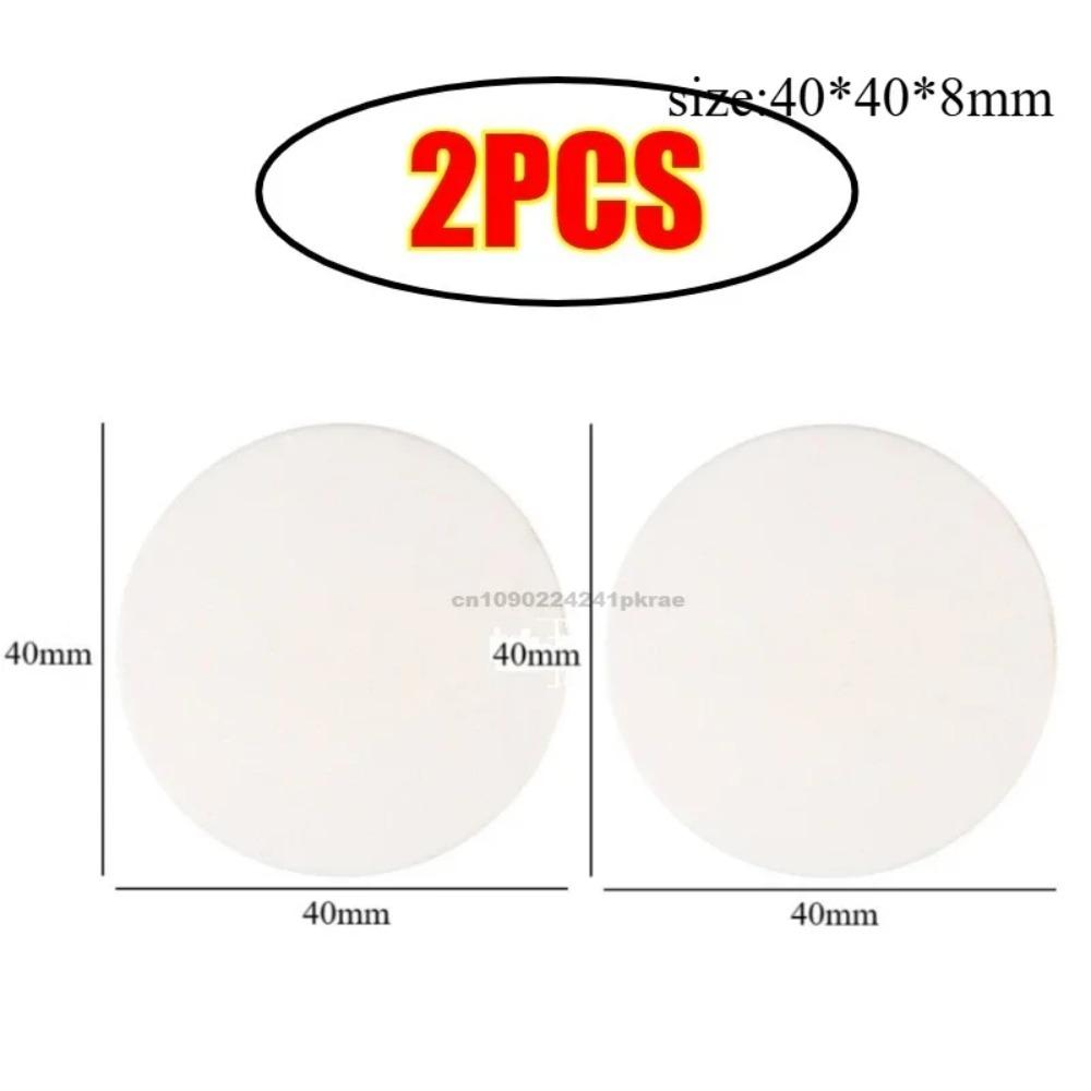 Round Transparent Soft Silicone Non-slip Door Stopper Muffler Wall Protector Self-adhesive Door Handles Bumper Protective Plug