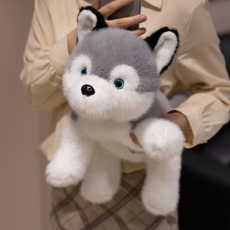 Cute Plush Dog Toy: Husky, Golden Retriever, Labrador, Shepherd for Kids' Comfort