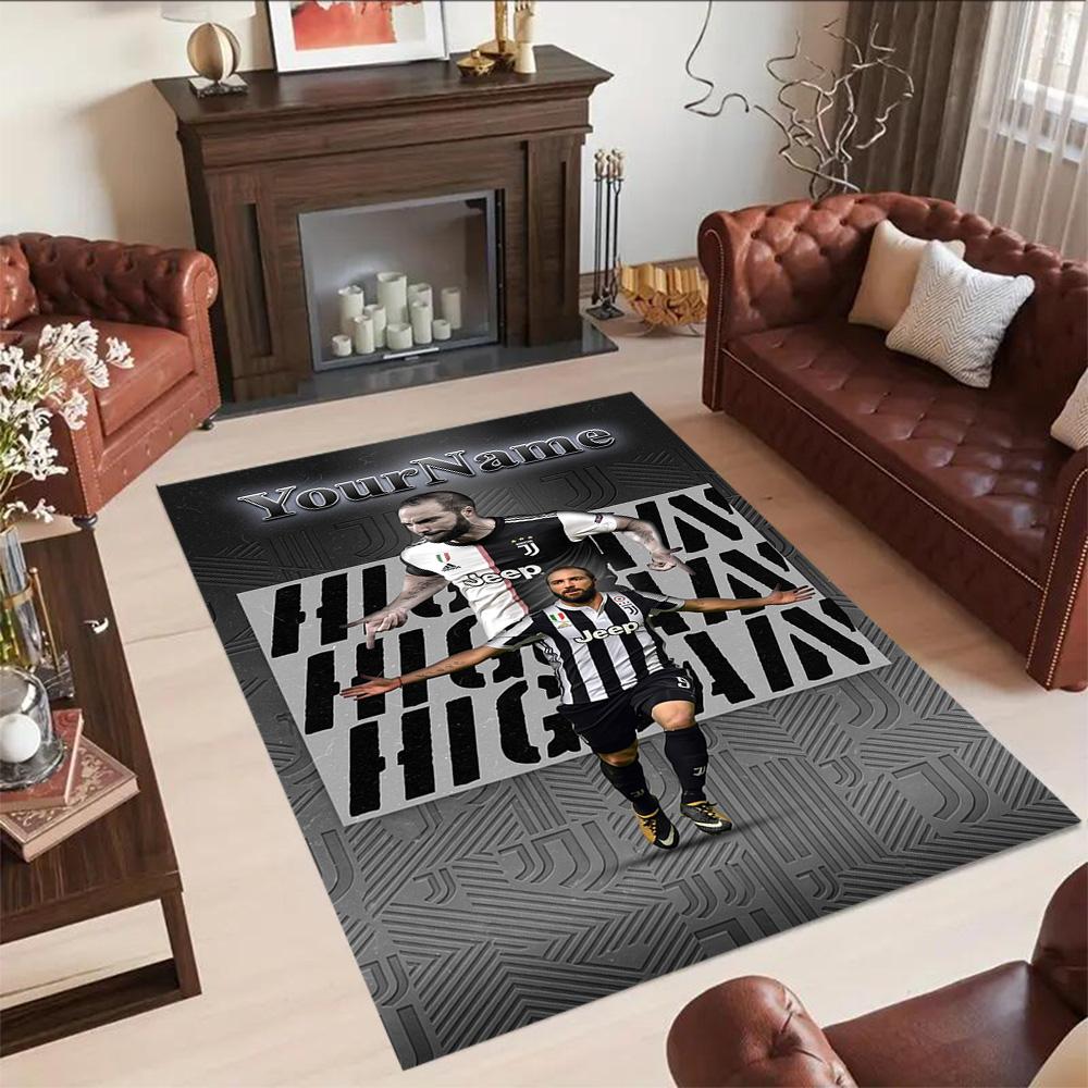 Juventus Customize Your Name Carpet Design for Kitchen Hallway Dormitory Playrooms Antislip Carpet Anime Office Decor