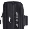 Li Ning Borsa a Spalla Sportiva Impermeabile Traspirante Leggera Comoda per Bambini Borsa per Cellulare Borse per Bambini Classico-Nero YBDU007-3