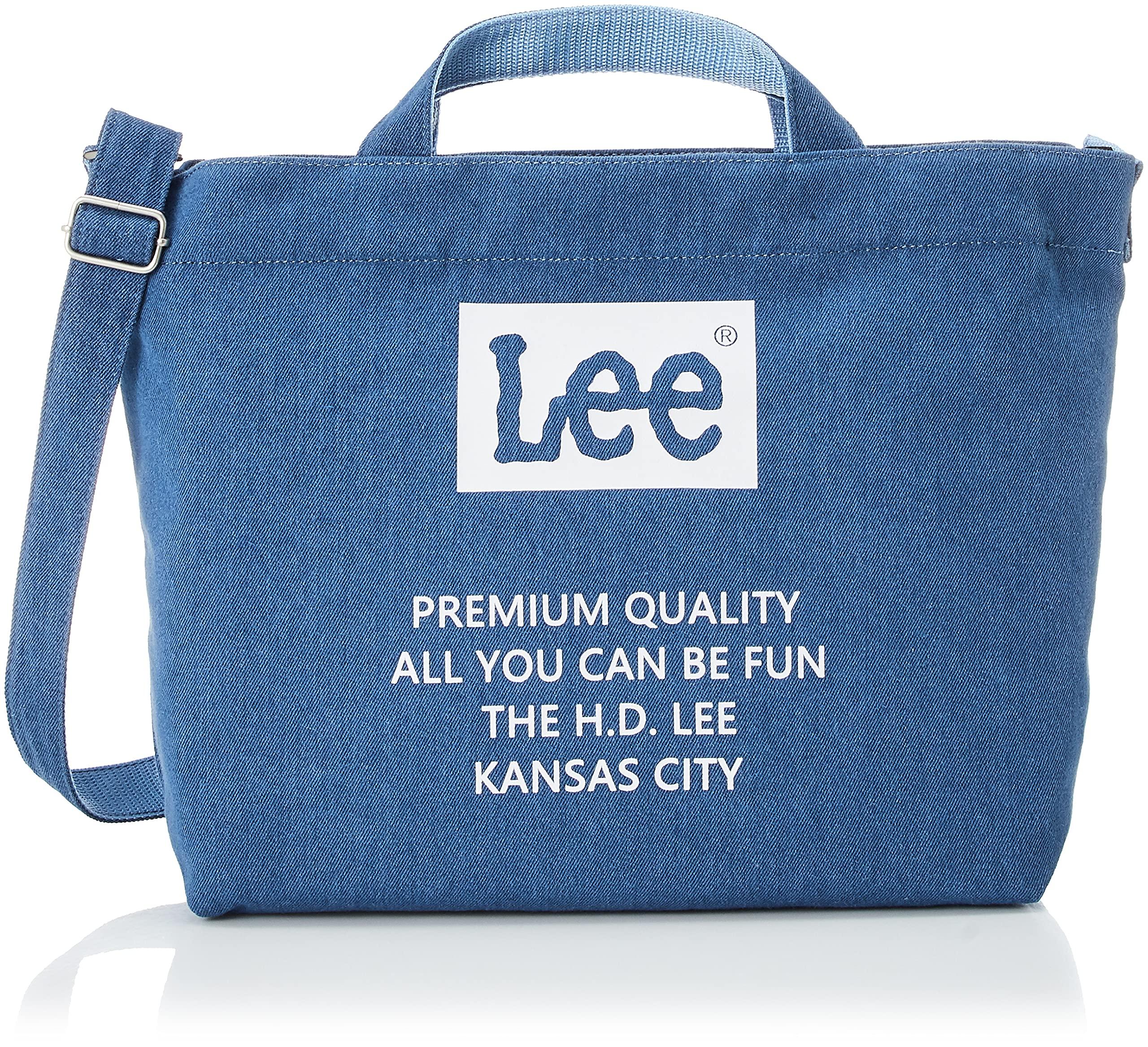 

Tote Thick Cotton Canvas Tote Blue [Lee] Bag, (Sailcloth), 2-Way Bag, Horizontal, 320-801, синій