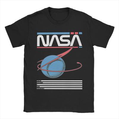 Nasa Space Fans T-Shirt For Men Women 100%Cotton Clothing Vintage  O-neck Short Sleeve