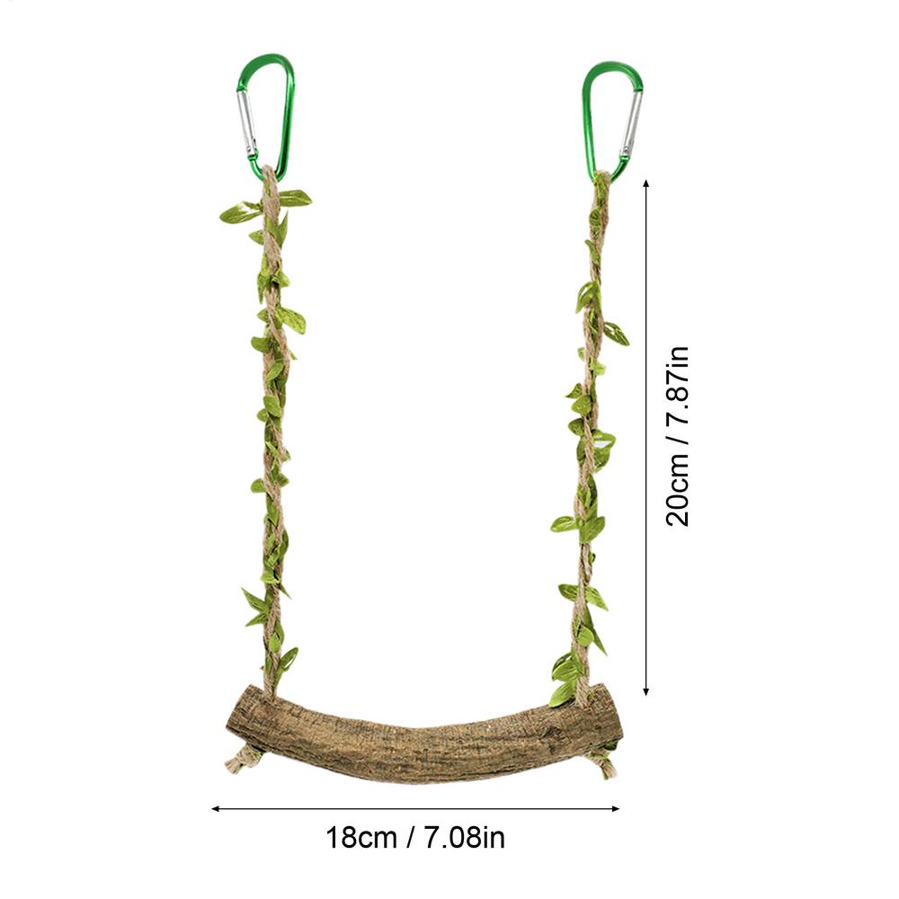 Parrot Swing Toys Swing Perch Parakeet Swing Bird Toy Parrot Swing Bird Cage Toys Accessories Perch Stands for Parakeets