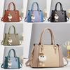 Pu Multilayer Handbag With Contrast Splicing For Daily Casual Use
