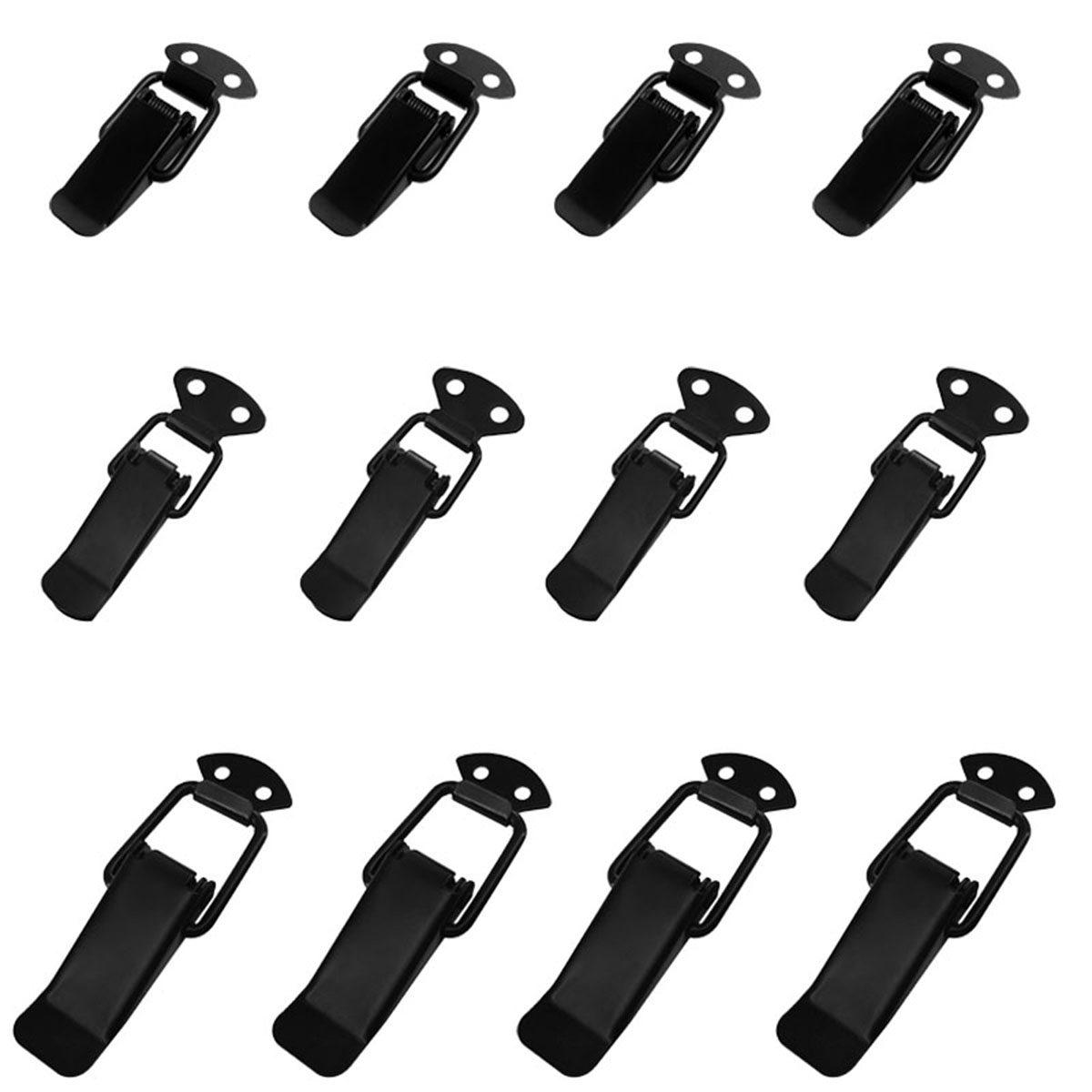 

12Pcs Metal Box Buckle Sturdy Spring Latch Buckle for Luggage Suitcase Container Safety Closure Lock Suitcase Spring Latch China Mainland