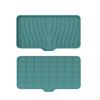 Kitchen Soap Tray, Sink Sponge Tray Holder Self Draining Silicone