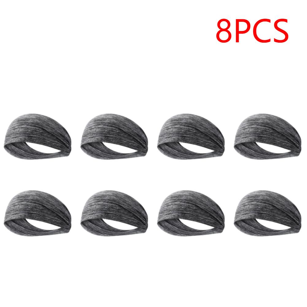 8-24PCS Ultra-Thin Sports Sweatband Elastic Sweat Hair Band Breathable Sweat Absorbent Headband Soft Outdoor Sport Yoga Headband