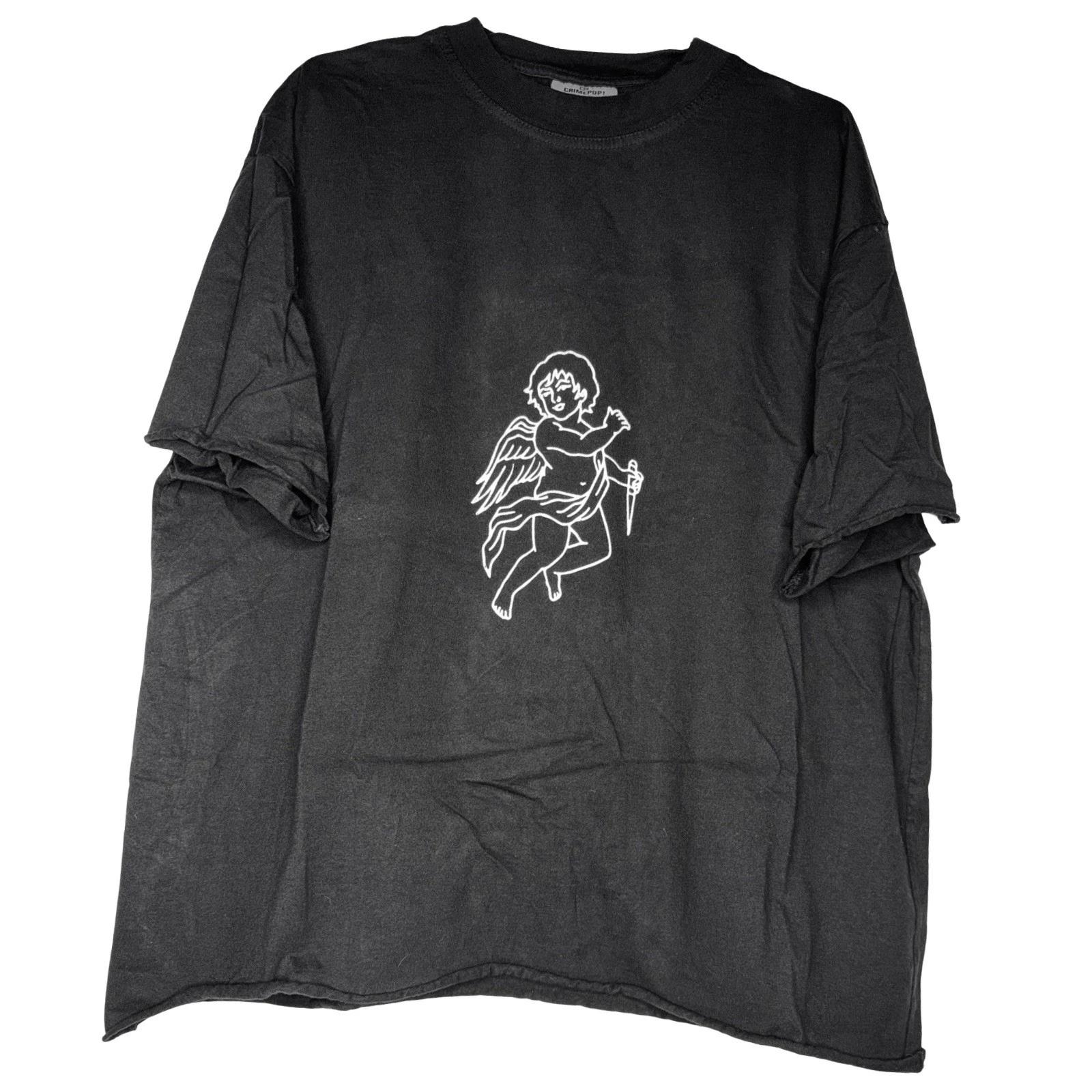 Vintage Style Angel Cherub Logo T-Shirt XL XL