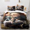 Genshin Impact Bedding Sets 100% Polyester Printed Comforter Bed Cover Duvet Cover Pillow Case 2-3 Pieces Sets Kids Adult Size