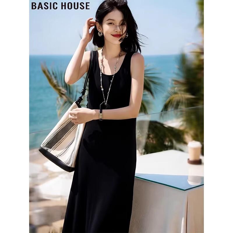 Basic House Tencel U-Neck Camisole Dress L