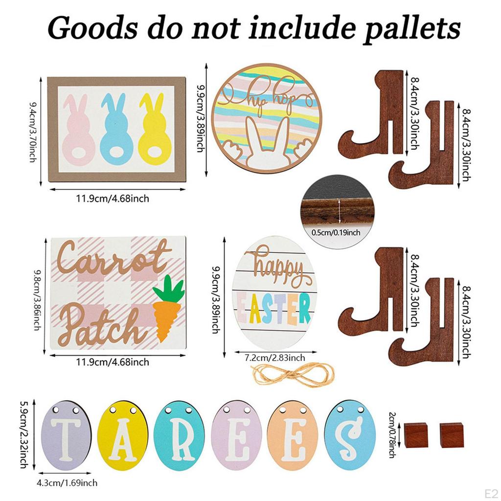 Ostern Etagendekoration Karottenbeet Hase Eier Ornamente Basteln Mittelstück Schilder