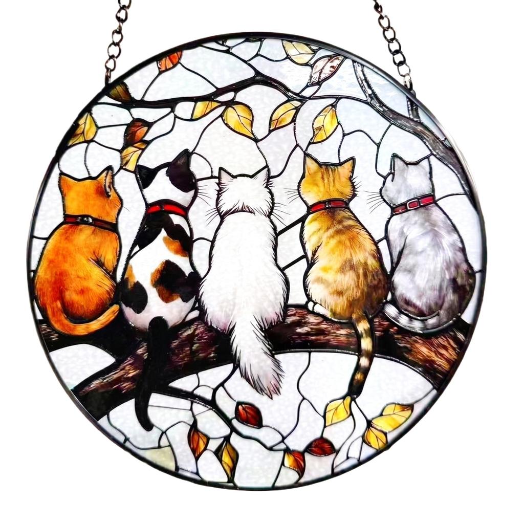 Acrylic Sunshine Catcher Puzzle Hanging Decoration, Wall Art, Home Furnishing, Window Hanging Decoration
