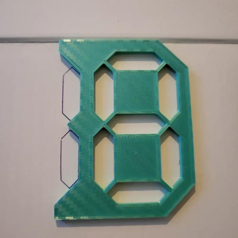 3pcs Set of 1 Package of Mold Number Painting Templates DIY Wall Furniture Painting Panel Art Supplies for Wall Photo Album Decoration