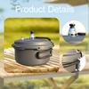 Small Stew Soup Pot Multifunction Professional Aluminum Cooking Pressure Canner for Home Kitchen