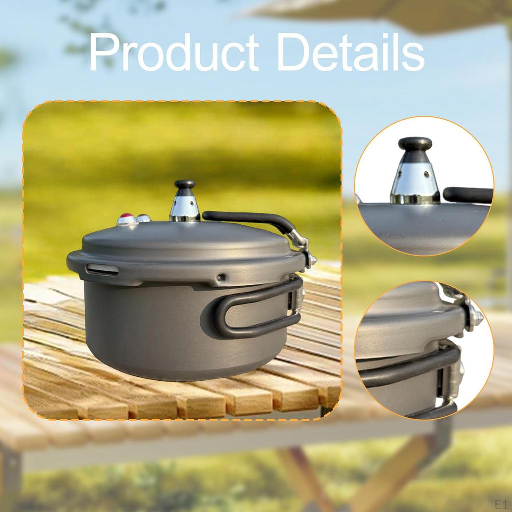 Small Stew Soup Pot Multifunction Professional Aluminum Cooking Pressure Canner for Home Kitchen