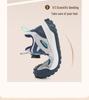 Jeep Boys' 2025 Autumn Leather Sports Shoes - Non-slip, Waterproof, Trendy with Rotary Button