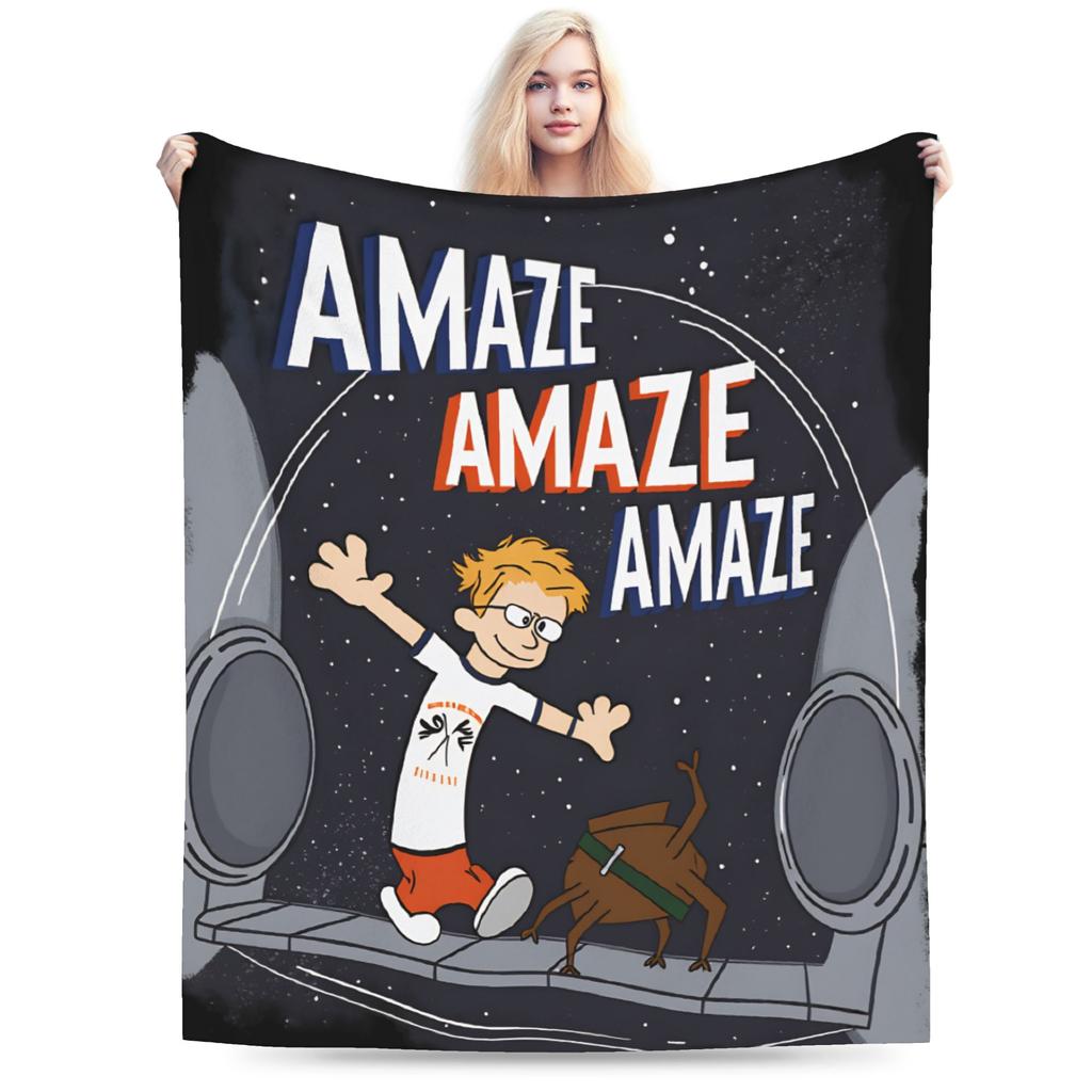 Soft Cozy Blanket Plane Travel Project Hail Mary 2026 Bedding Throws Print Bedspread For Living Room