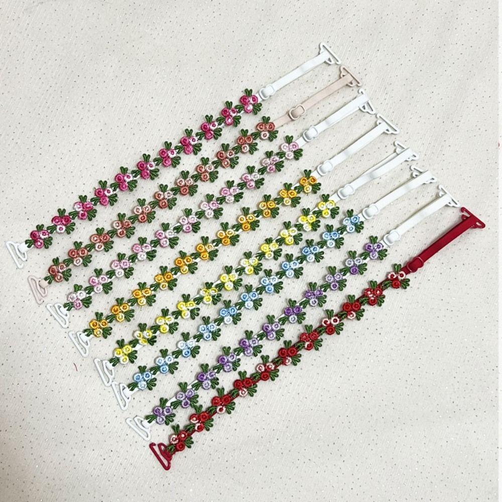 Removable Floral Shoulder Belts Lace Bra Straps Replacement New Floral Bra Straps
