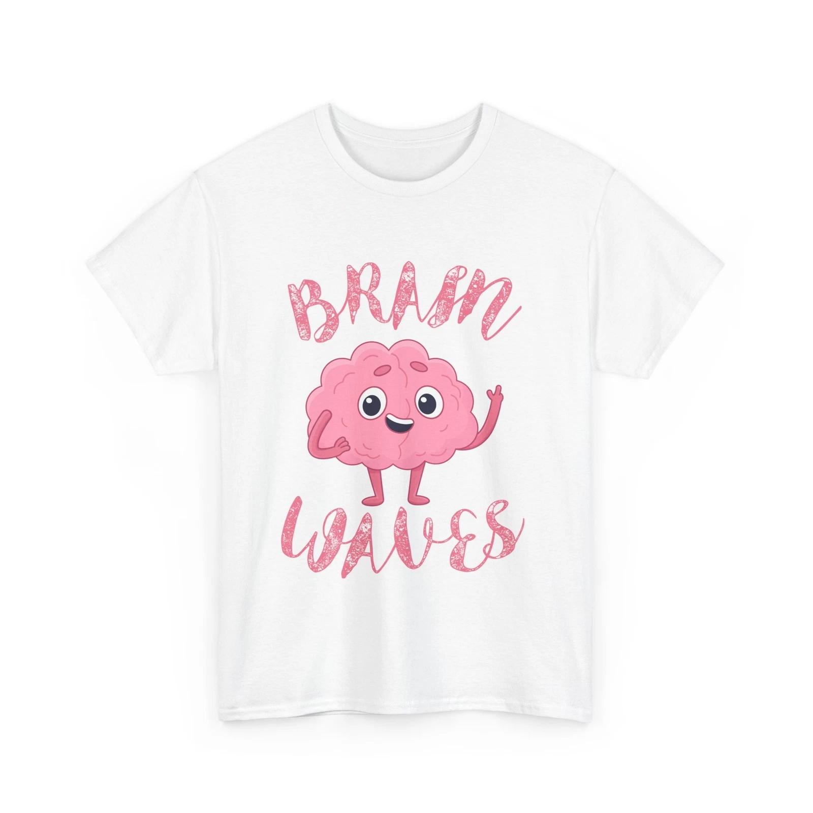 Biology Shirt, Brain Waves Biology Science Lovers Biologists Funny T-shirt 2XL