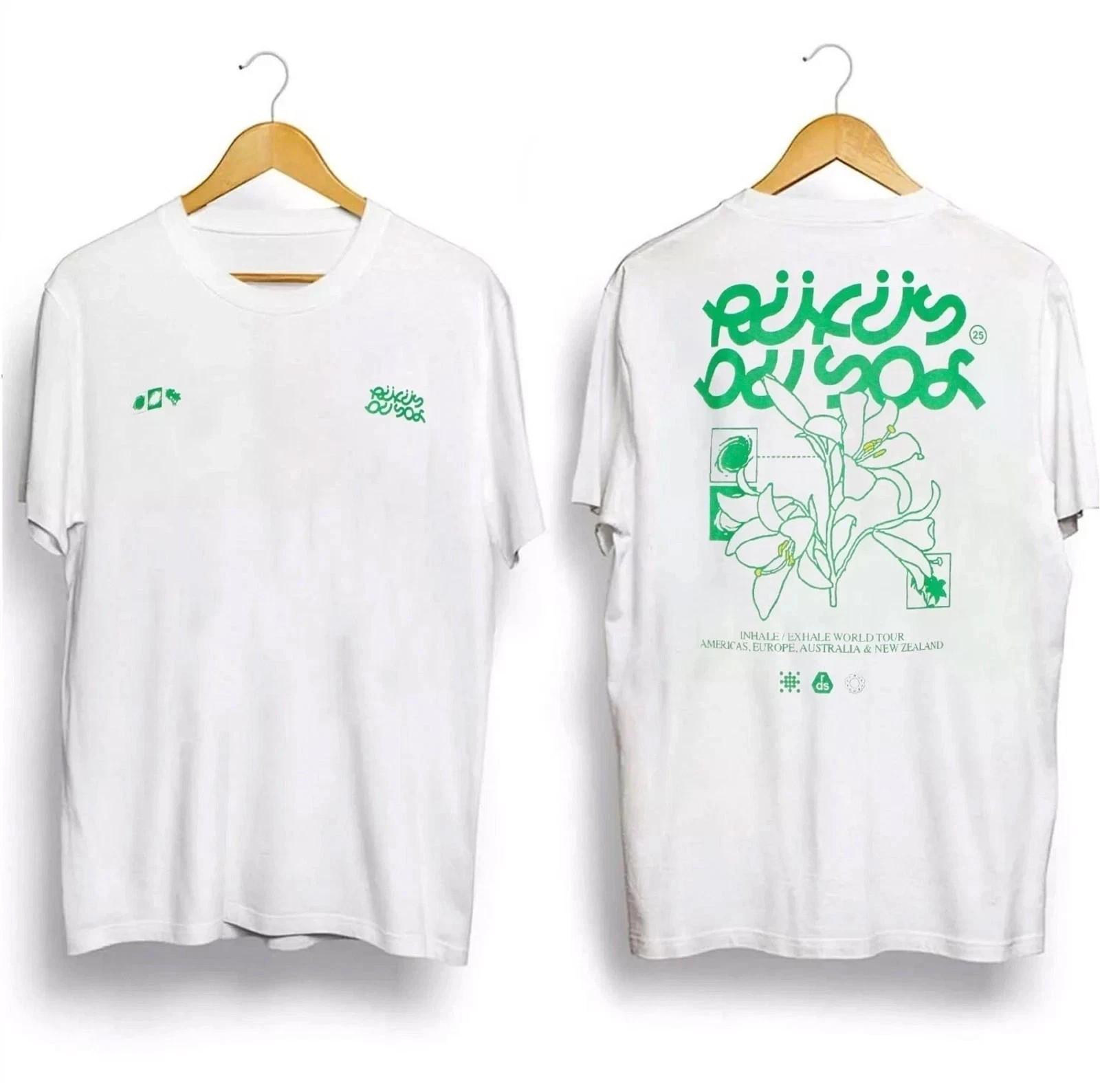 Rufus Du Sol 2025 Inhale,Exhale World Tour ’25 White T-shirt L181 XXXL