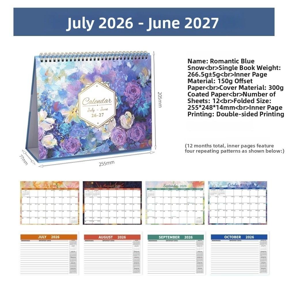Thick Paper Desktop Calendar Daily Schedule Daily Plan Calendar Creative Calendar  Desktop Use 1