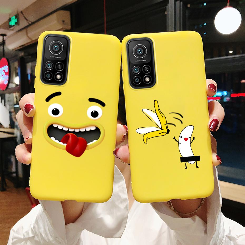 For Xiaomi Mi 10T Pro Case Cute Funda Silicone Matte TPU Soft Back protective Cover For xiaomi mi 10t 10tpro mi10T 10 t pro Case