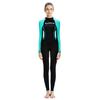 Women Quick Dry Swimsuit One Piece Long Sleeves Swimsuit for Summer Water Sports