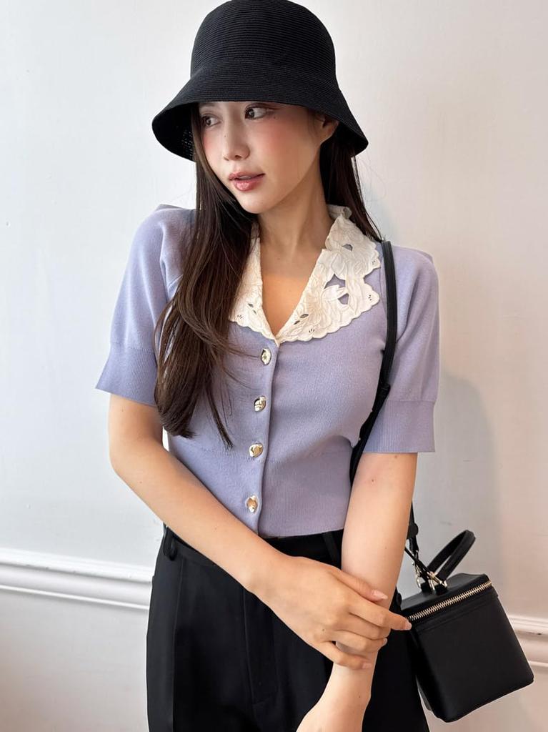 [Snidel] Paper Hat SWGH252638 Women's BLK