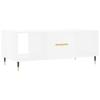 VidaXL Table basse blanc 102x50x40 cm bois d'ingénierie 829276