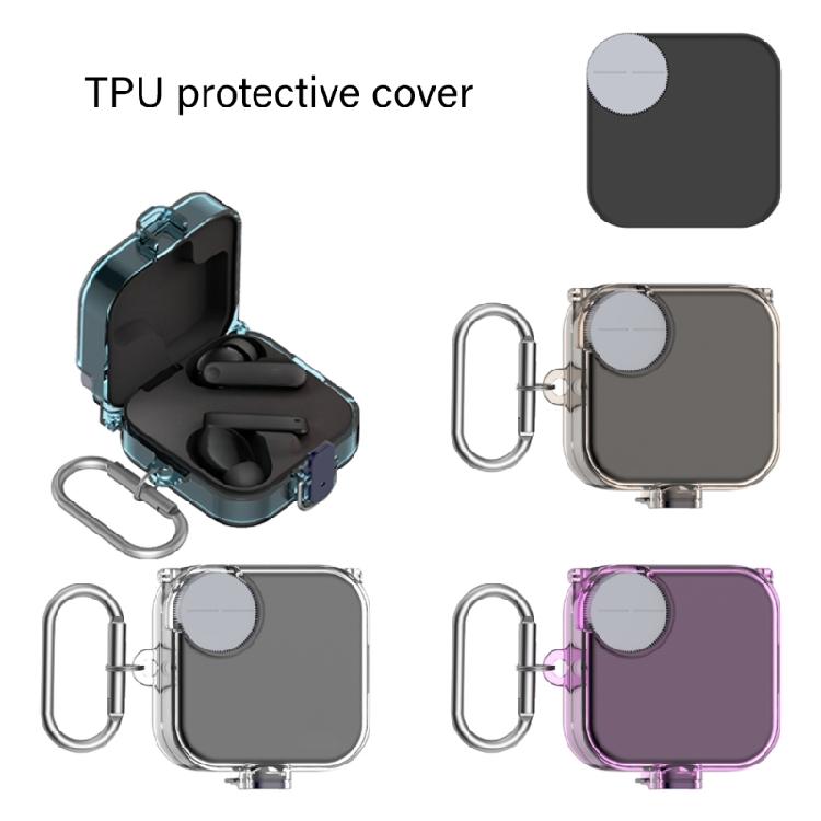 Headphone Clear Protective Case for CMF Buds 2 Cover Shockproof Shell Washable Housing Antidust Sleeve Soft Guard Skin