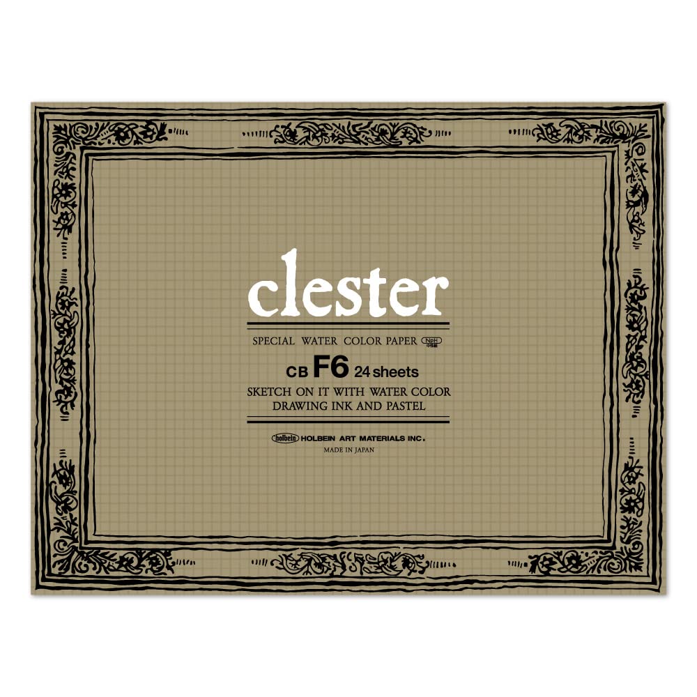 

Holbein Crestar Watercolor Paper CB-F6 Medium 210g F6 Size Block Type 24 Sheets Binding 270253