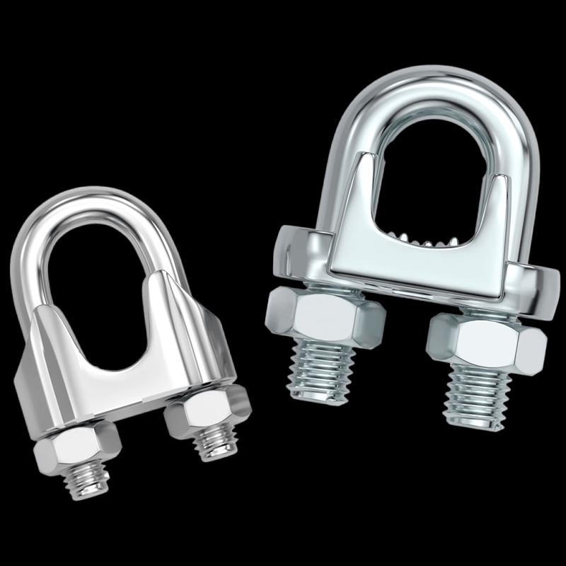 M8 Steel Wire Rope Clip (5-Pack)