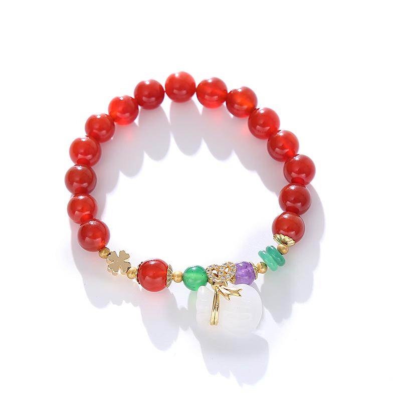 agate braceletfashion women daily jewelry gift красный