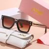 European and American Men's and Women's Fashionable Retro Sunglasses with Multiple Colors, Versatile for Summer Sun Shading and