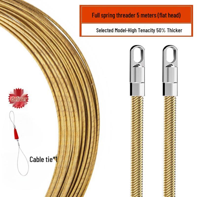 Spring Electrician Wire Threading Steel Leader