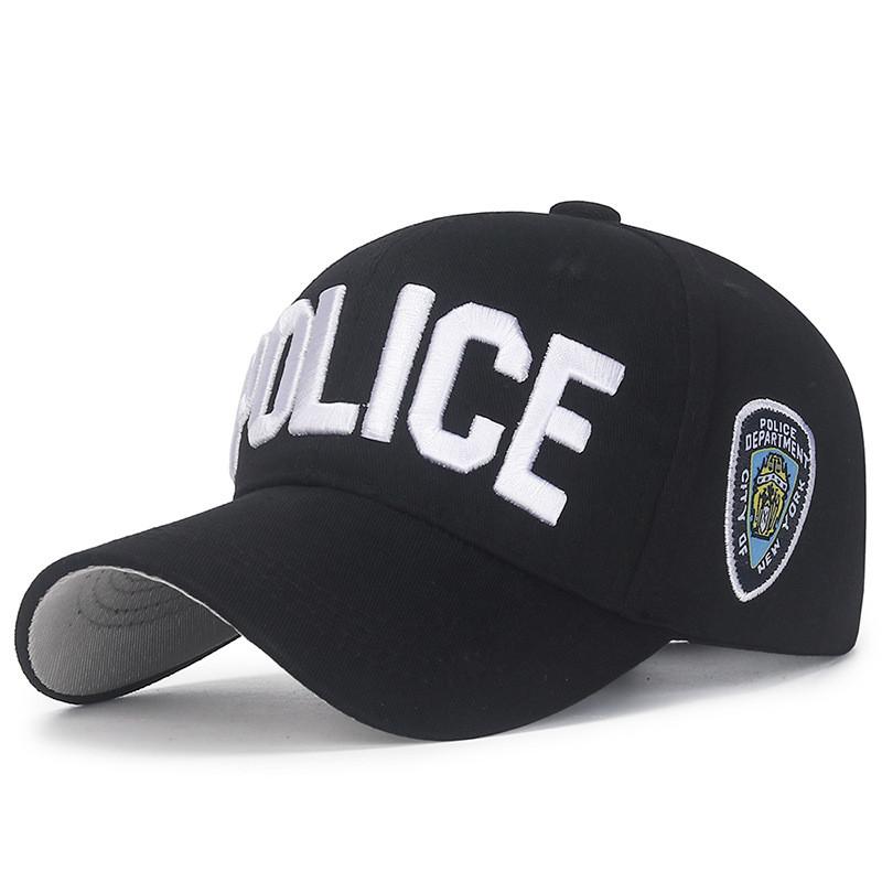 Cotton Baseball Cap With Letter Embroidery Design For Men And Women Outdoor Summer Casual Style Black
