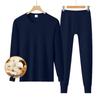 Elderly Winter Warm Round Neck Lounge Set