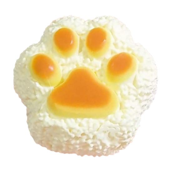 Toast Squeeze Toy Stress Anxiety Relief Cartoon Sheep Puppy Cat Paw Bread D