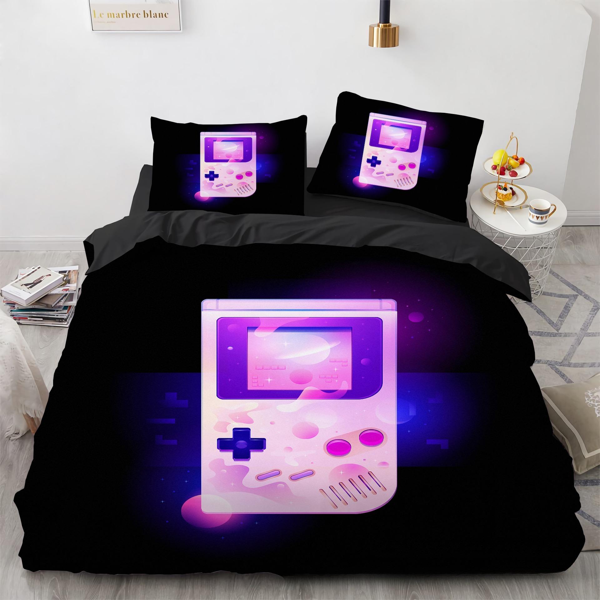 

3 Милых Мультяшных Комплекта Постельного Белья с Единорогами Изысканный Набор Постельных Принадлежностей Пододеяльник Комплект Одеяла Набор Постельного Белья Роскошный Подарок на День Рождения 100x135cm