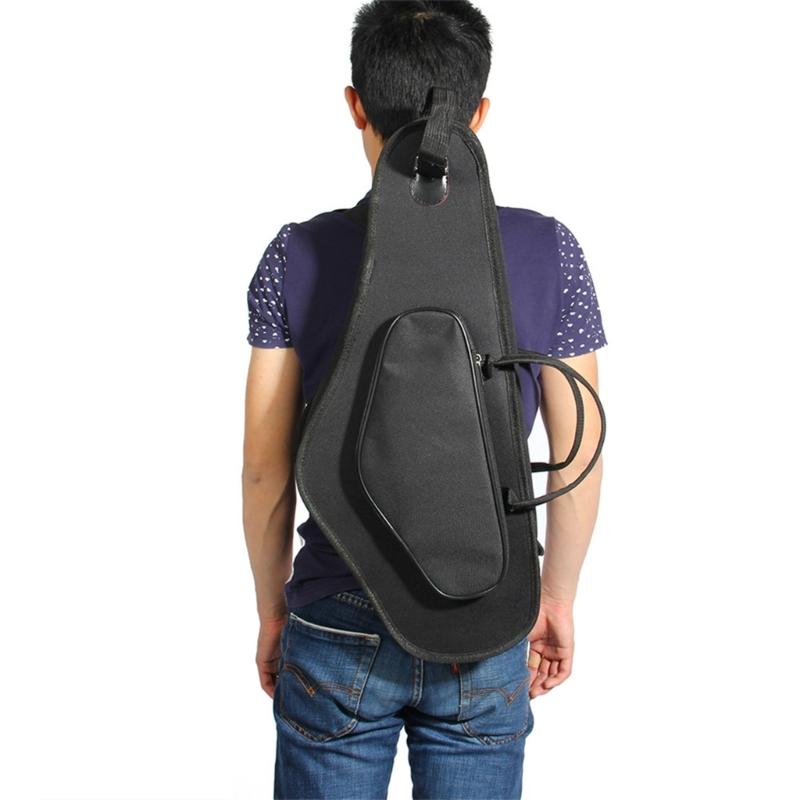 Saxophone Transport Bag Featuring Padded Compartments and Adjustable Carrying Systems Carrying Case Nylon Texture