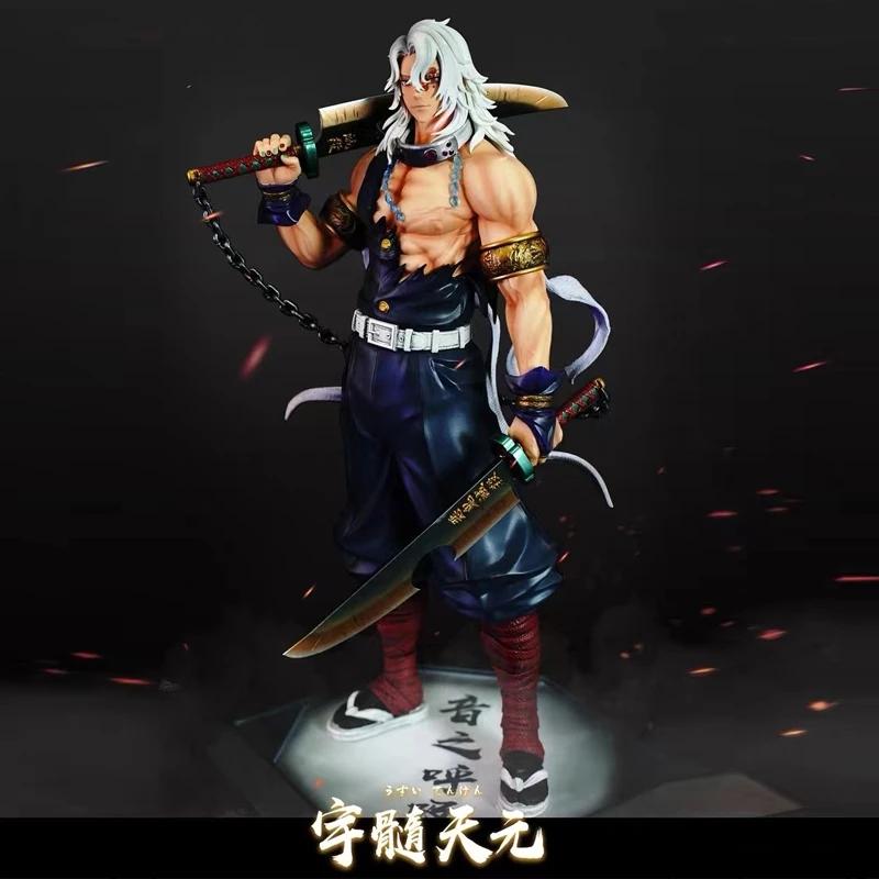 16CM Anime Demon Slayer Uzui Tengen PVC Action Figure Model Toy Doll Kid Gifts