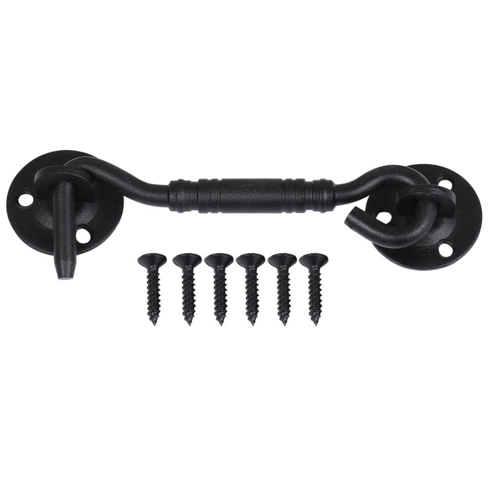 Door Hold Cabin Hook Heavy Duty Stainless Steel Stores Back Open Cabin Hook Eye Garages Gate Holder Greenhouse Doors