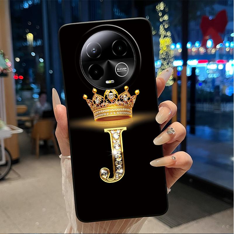 Black Case For BLU Bold K50 Soft Silicone Shockproof Protective Casing For BLU Bold K50 New Luxurious Crown Letter Back Cover
