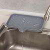 Silicone Splash-Proof Draining Mat: Non-Slip Countertop Protector for Kitchen Sink