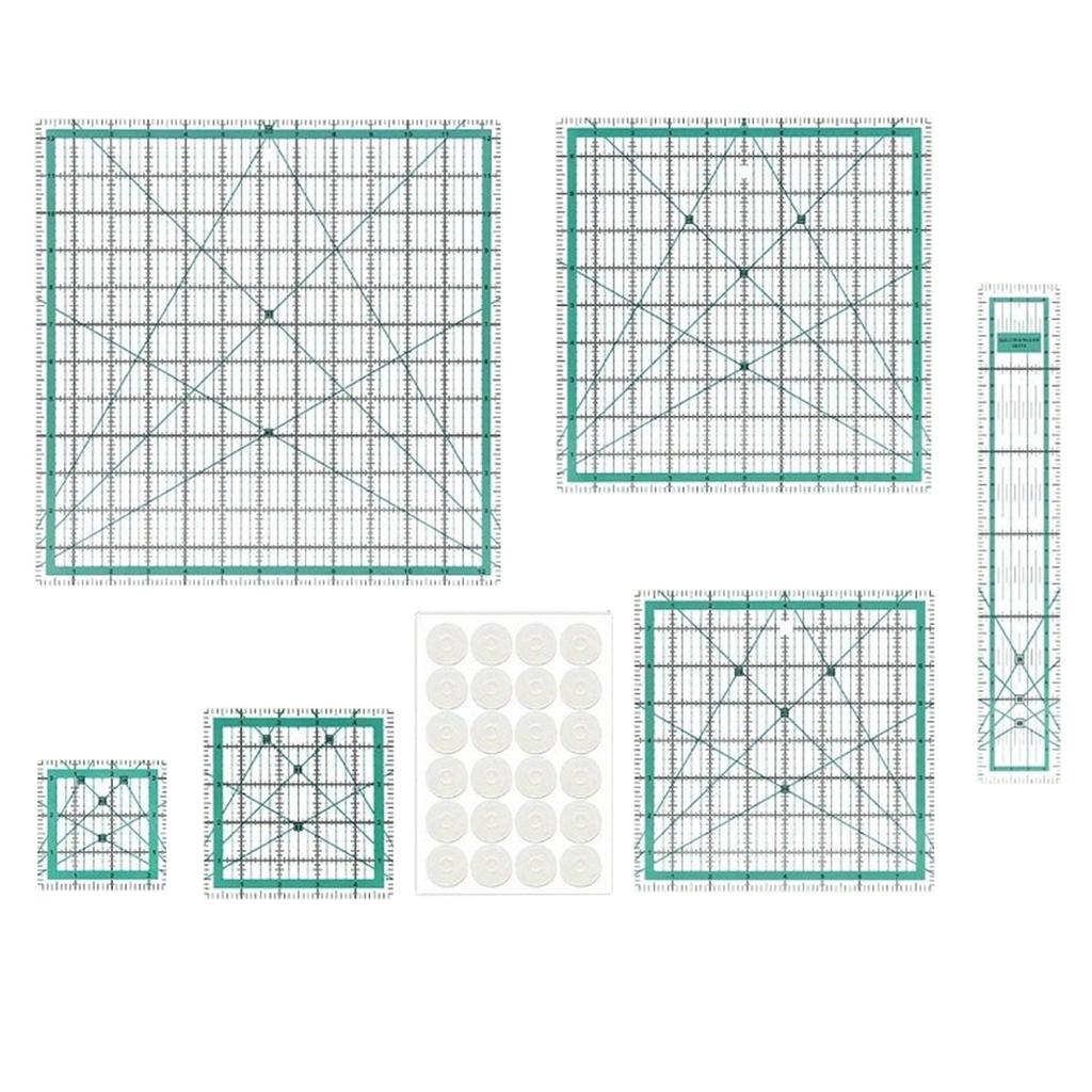 Professional Acrylic Quilting Ruler With Measurement Markings Patchwork Templates For Fabric Cutting Sewing Project