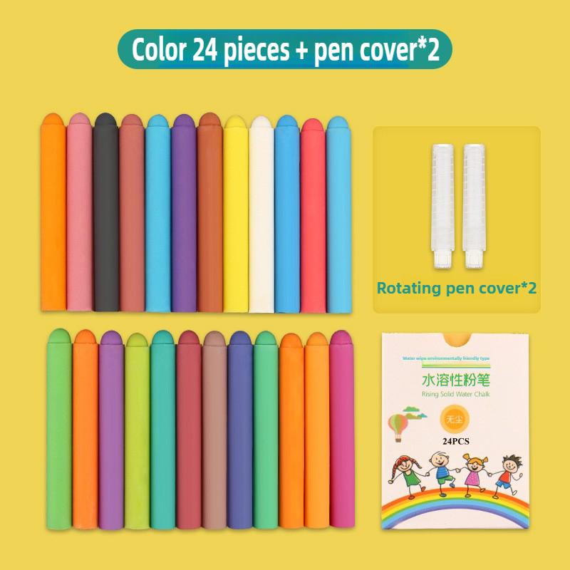 48/6 PCS Dust Free Solid Non-toxic Water Colorful Chalk Markers Whiteboard Blackboard Drawing Pens School Supplies Stationery
