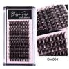 Large Capacity Single Tuft Hair Segmented False Eyelashes Natural Thick Eyelashes